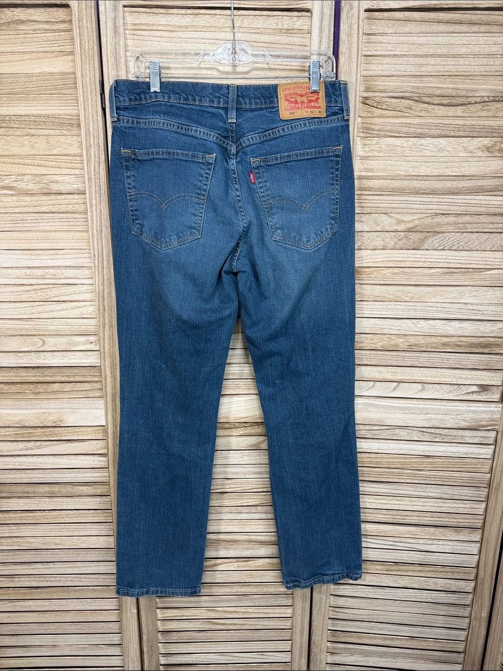 Levi's 541 Men's Classic Blue Straight-Leg Jeans Size 32x32